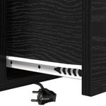 Casa si Gradina - Mobilier - Comode si corpuri - Noptiere - Cabinet de noptiere cu statie de incarcare Stejar negru - Infinity.ro