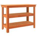 Casa si Gradina - Constructii - Scule de mana si unelte - Mese si bancuri de lucru - Banc de lucru Maro ceruit 110.5 x 50 x 80 cm Lemn masiv de pin - Infinity.ro