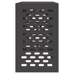 Casa si Gradina - Termice - Calorifere si accesorii - Accesorii calorifere - Husa pentru aer conditionat Negru 110 x 50 x 80 cm Otel - Infinity.ro