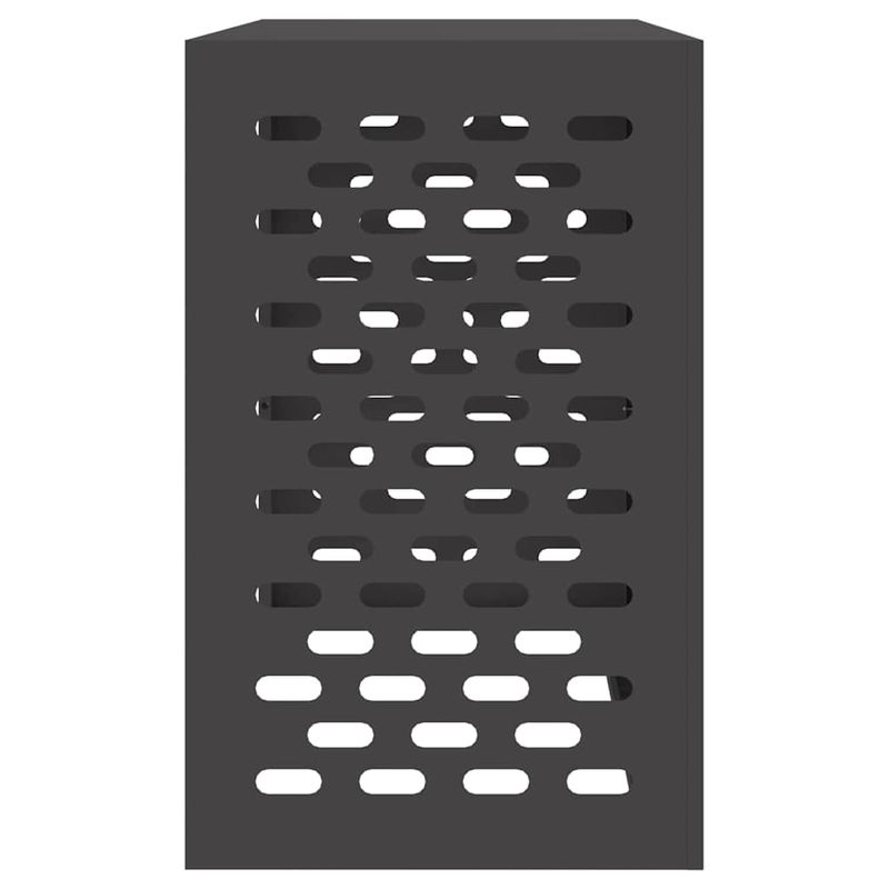 Casa si Gradina - Termice - Calorifere si accesorii - Accesorii calorifere - Husa pentru aer conditionat Negru 110 x 50 x 80 cm Otel - Infinity.ro