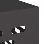 Casa si Gradina - Termice - Calorifere si accesorii - Accesorii calorifere - Husa pentru aer conditionat Negru 110 x 50 x 80 cm Otel - Infinity.ro