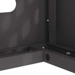 Casa si Gradina - Termice - Calorifere si accesorii - Accesorii calorifere - Husa pentru aer conditionat Negru 110 x 50 x 80 cm Otel - Infinity.ro