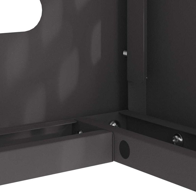 Casa si Gradina - Termice - Calorifere si accesorii - Accesorii calorifere - Husa pentru aer conditionat Negru 110 x 50 x 80 cm Otel - Infinity.ro