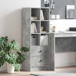 Casa si Gradina - Mobilier - Comode si corpuri - Corpuri bucatarie - Bufet cu sertar Gri beton 45.5 x 34 x 127 cm Lemn compozit - Infinity.ro