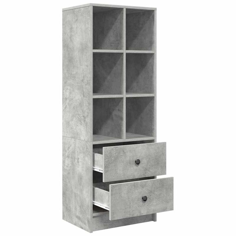 Casa si Gradina - Mobilier - Comode si corpuri - Corpuri bucatarie - Bufet cu sertar Gri beton 45.5 x 34 x 127 cm Lemn compozit - Infinity.ro