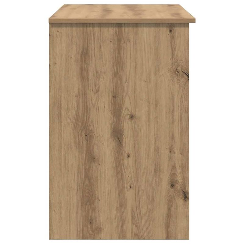 Casa si Gradina - Mobilier - Mese si birouri - Birouri - Birou cu raft stejar artizanal 90 x 49.5 x 75 cm Lemn compozit - Infinity.ro