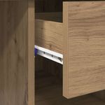 Casa si Gradina - Mobilier - Mese si birouri - Birouri - Birou cu raft stejar artizanal 90 x 49.5 x 75 cm Lemn compozit - Infinity.ro