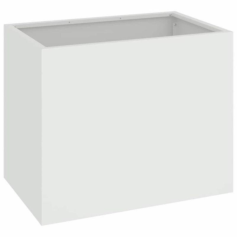 Casa si Gradina - Decoratiuni - Obiecte decorative - Vaze si boluri decorative - Vaza pentru Gradina Alb 50 x 32 x 40 cm Otel laminat la rece - Infinity.ro