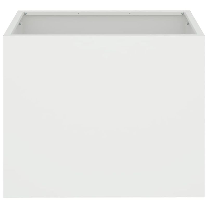 Casa si Gradina - Decoratiuni - Obiecte decorative - Vaze si boluri decorative - Vaza pentru Gradina Alb 50 x 32 x 40 cm Otel laminat la rece - Infinity.ro