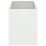 Casa si Gradina - Decoratiuni - Obiecte decorative - Vaze si boluri decorative - Vaza pentru Gradina Alb 50 x 32 x 40 cm Otel laminat la rece - Infinity.ro