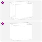 Casa si Gradina - Decoratiuni - Obiecte decorative - Vaze si boluri decorative - Vaza pentru Gradina Alb 50 x 32 x 40 cm Otel laminat la rece - Infinity.ro