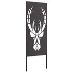Casa si Gradina - Gradina si terasa - Decoratiuni exterior - Ornamente gradina - Panou Decorativ de Gradina Negru 50 x 140 cm - Infinity.ro
