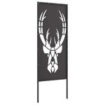 Casa si Gradina - Gradina si terasa - Decoratiuni exterior - Ornamente gradina - Panou Decorativ de Gradina Negru 50 x 140 cm - Infinity.ro