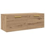 Casa si Gradina - Mobilier - Dulapuri si sifoniere - Dulapuri - Dulap de perete Pe perete stejar artizanal 100 x 36.5 x 35 cm - Infinity.ro