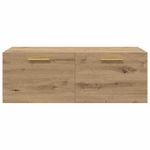 Casa si Gradina - Mobilier - Dulapuri si sifoniere - Dulapuri - Dulap de perete Pe perete stejar artizanal 100 x 36.5 x 35 cm - Infinity.ro