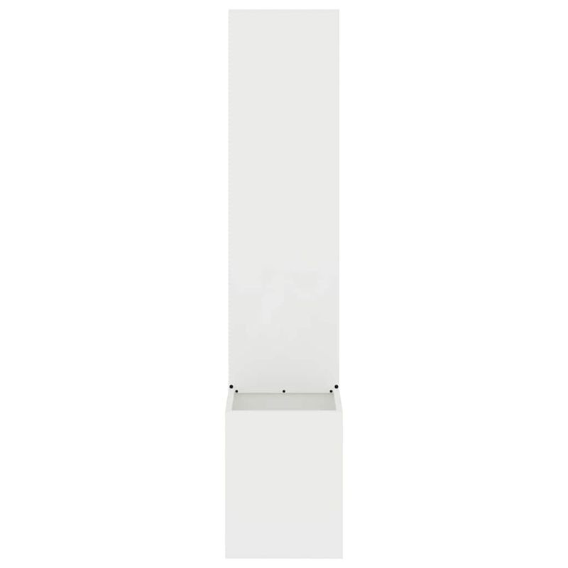 Casa si Gradina - Gradinarit si plante - Plante si ghivece - Ghivece si suporturi - Ghiveci de Gradina cu Panou Decorativ Alb 32 x 140 cm - Infinity.ro
