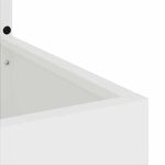 Casa si Gradina - Gradinarit si plante - Plante si ghivece - Ghivece si suporturi - Ghiveci de Gradina cu Panou Decorativ Alb 32 x 140 cm - Infinity.ro