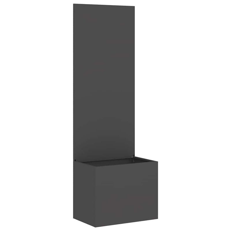 Casa si Gradina - Gradinarit si plante - Plante si ghivece - Ghivece si suporturi - Ghiveci de Gradina cu Panou Decorativ Negru 50 x 140 cm - Infinity.ro