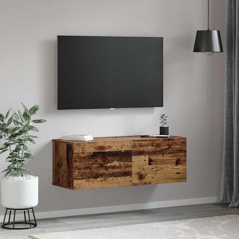 Casa si Gradina - Mobilier - Dulapuri si sifoniere - Dulapuri - Dulap de perete Lemn vechi 100 x 36.5 x 35 cm Lemn compozit - Infinity.ro