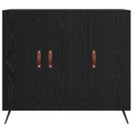 Casa si Gradina - Mobilier - Comode si corpuri - Comode - Bufet Negru 90 x 34 x 80 cm Lemn compozit - Infinity.ro