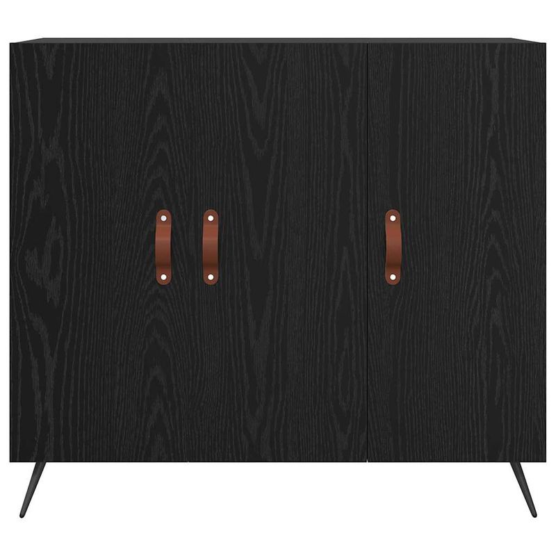 Casa si Gradina - Mobilier - Comode si corpuri - Comode - Bufet Negru 90 x 34 x 80 cm Lemn compozit - Infinity.ro