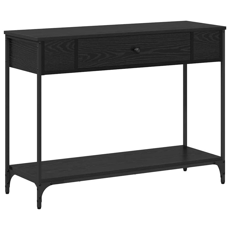 Casa si Gradina - Mobilier - Comode si corpuri - Console - Masa de consola Stejar negru 100 x 34.5 x 75 cm Lemn compozit - Infinity.ro