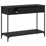 Casa si Gradina - Mobilier - Comode si corpuri - Console - Masa de consola Stejar negru 100 x 34.5 x 75 cm Lemn compozit - Infinity.ro