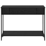 Casa si Gradina - Mobilier - Comode si corpuri - Console - Masa de consola Stejar negru 100 x 34.5 x 75 cm Lemn compozit - Infinity.ro