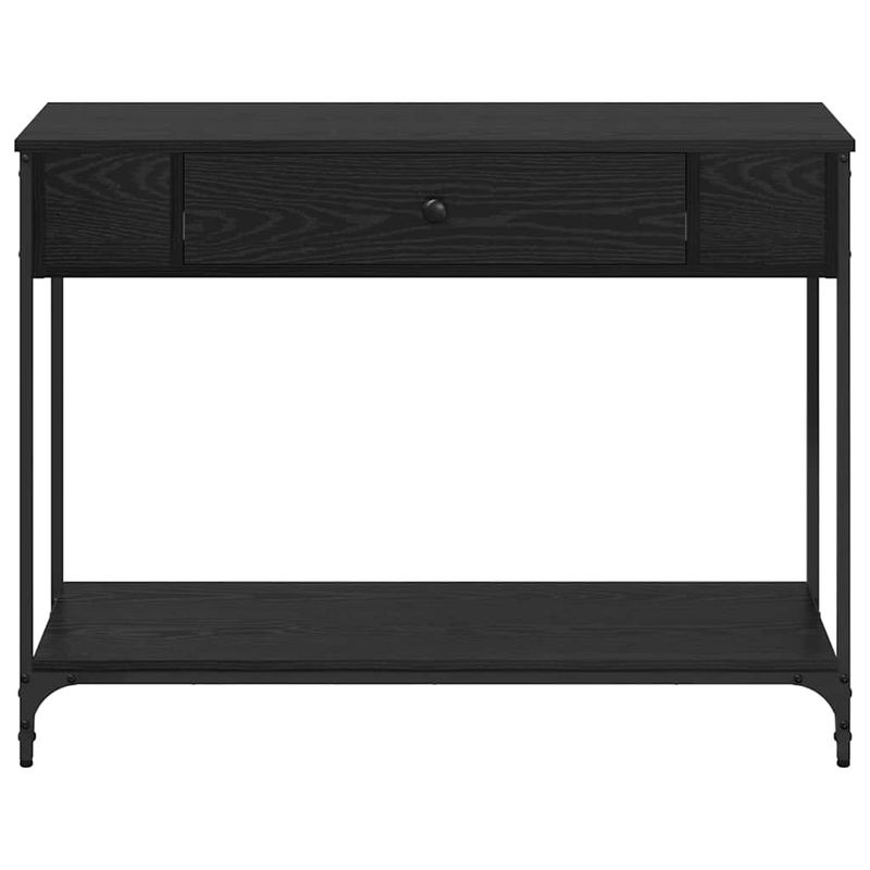 Casa si Gradina - Mobilier - Comode si corpuri - Console - Masa de consola Stejar negru 100 x 34.5 x 75 cm Lemn compozit - Infinity.ro