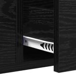 Casa si Gradina - Mobilier - Comode si corpuri - Console - Masa de consola Stejar negru 100 x 34.5 x 75 cm Lemn compozit - Infinity.ro