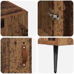 Casa si Gradina - Mobilier - Comode si corpuri - Comode - Bufet Maro 90 x 34 x 80 cm Lemn compozit - Infinity.ro