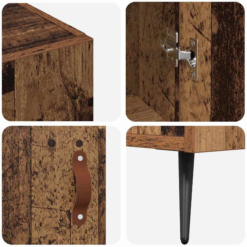 Casa si Gradina - Mobilier - Comode si corpuri - Comode - Bufet Maro 90 x 34 x 80 cm Lemn compozit - Infinity.ro
