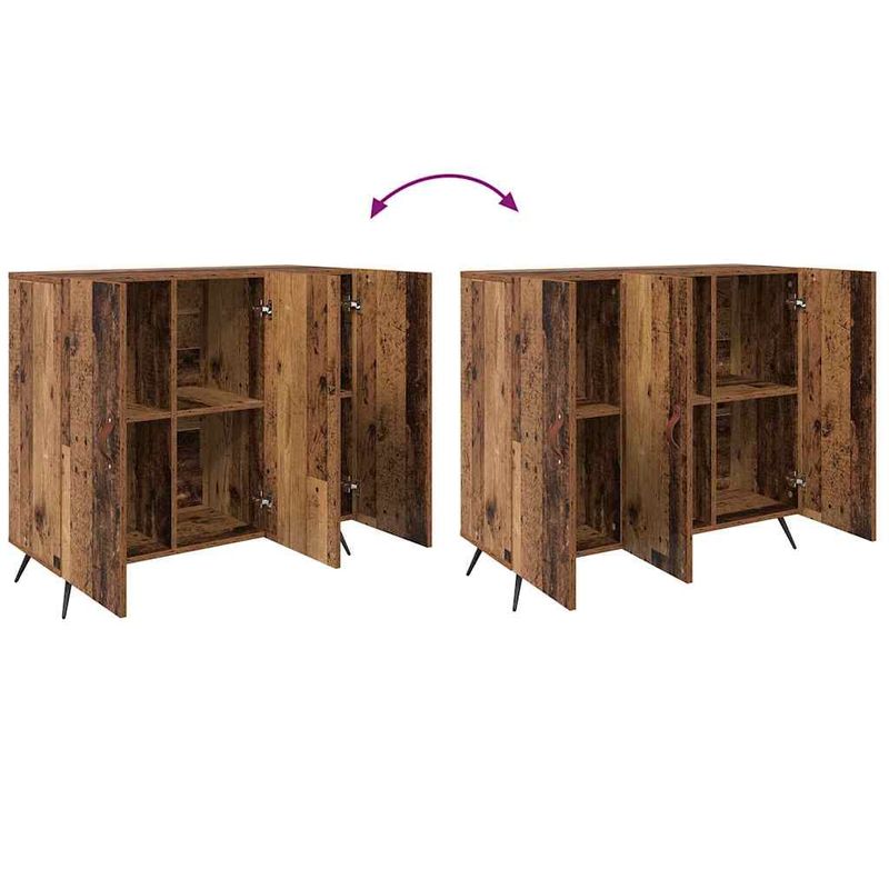 Casa si Gradina - Mobilier - Comode si corpuri - Comode - Bufet Maro 90 x 34 x 80 cm Lemn compozit - Infinity.ro