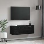 Casa si Gradina - Mobilier - Dulapuri si sifoniere - Dulapuri - Dulap de perete Stejar negru 100 x 36.5 x 35 cm Lemn compozit - Infinity.ro