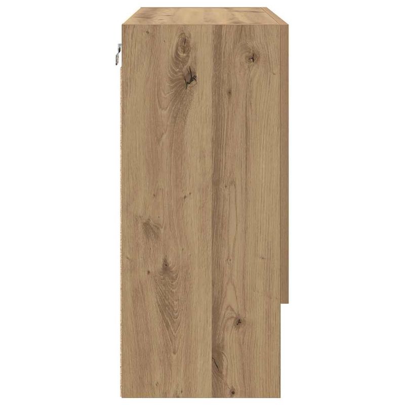 Casa si Gradina - Mobilier - Dulapuri si sifoniere - Dulapuri - Dulap de perete stejar artizanal 60 x 31 x 70 cm Lemn compozit - Infinity.ro