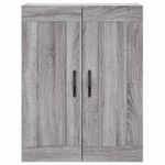 Casa si Gradina - Mobilier - Comode si corpuri - Comode - Dulapuri montate pe perete, 2 buc, gri Sonoma, lemn prelucrat - Infinity.ro