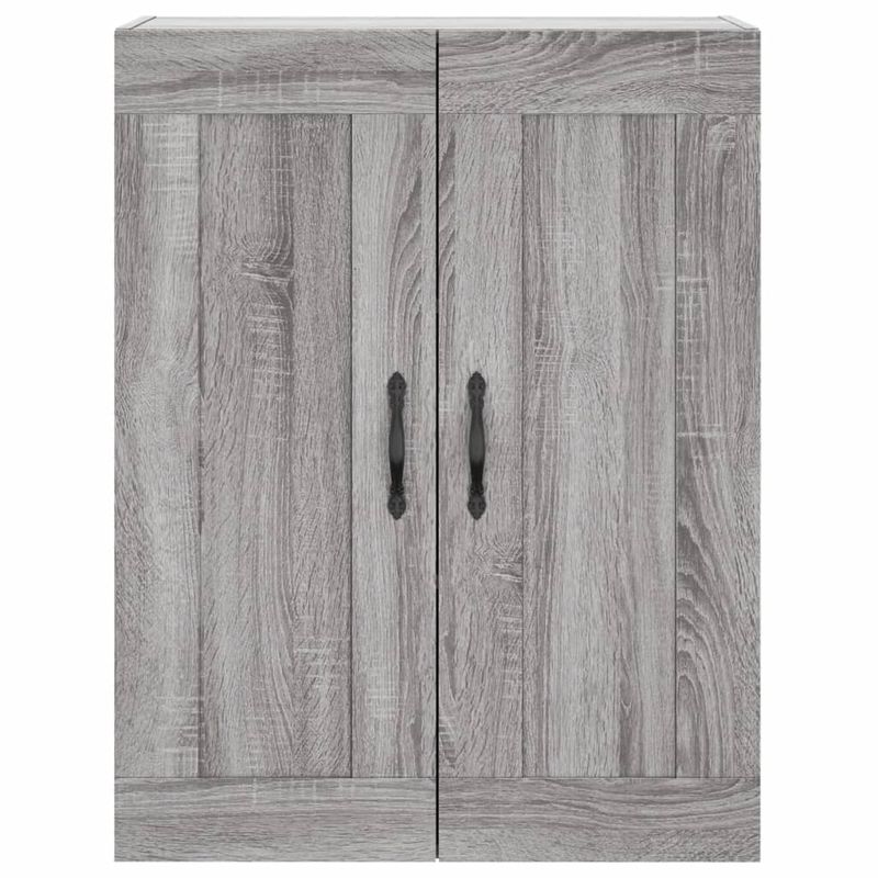 Casa si Gradina - Mobilier - Comode si corpuri - Comode - Dulapuri montate pe perete, 2 buc, gri Sonoma, lemn prelucrat - Infinity.ro