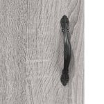Casa si Gradina - Mobilier - Comode si corpuri - Comode - Dulapuri montate pe perete, 2 buc, gri Sonoma, lemn prelucrat - Infinity.ro