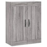 Casa si Gradina - Mobilier - Comode si corpuri - Comode - Dulap inalt, gri sonoma, 69,5x34x180 cm, lemn compozit - Infinity.ro