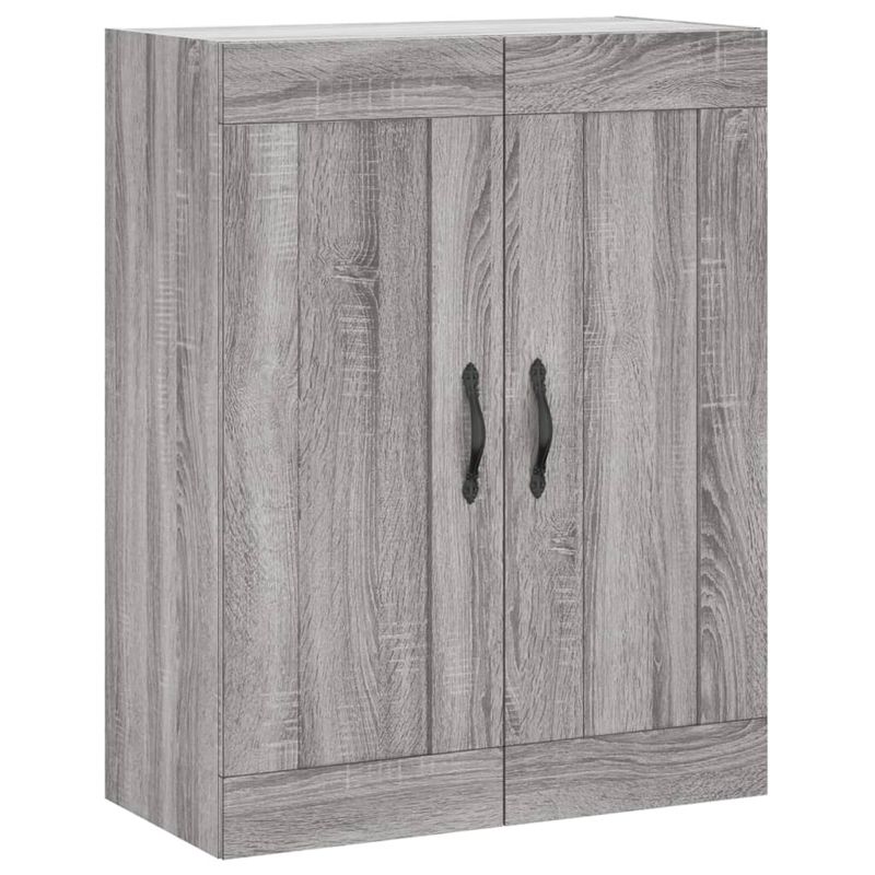 Casa si Gradina - Mobilier - Comode si corpuri - Comode - Dulap inalt, gri sonoma, 69,5x34x180 cm, lemn compozit - Infinity.ro