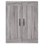 Casa si Gradina - Mobilier - Comode si corpuri - Comode - Dulap inalt, gri sonoma, 69,5x34x180 cm, lemn compozit - Infinity.ro