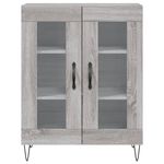 Casa si Gradina - Mobilier - Comode si corpuri - Comode - Dulap inalt, gri sonoma, 69,5x34x180 cm, lemn compozit - Infinity.ro