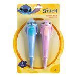 Carti si Birotica - Birotica - Instrumente de scris - Pixuri si stilouri - Set 2 pixuri, Stitch si Angel, design squishy, tus negru, brand Cerda - Infinity.ro