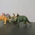 Jucarii, Copii si Bebe - Jucarii si jocuri - Figurine - Set 6 figurine, model dinozaur, Gonga® Multicolor - Infinity.ro