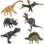 Jucarii, Copii si Bebe - Jucarii si jocuri - Figurine - Set 6 figurine, model dinozaur, Gonga® Multicolor - Infinity.ro