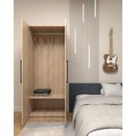 Casa si Gradina - Mobilier - Dulapuri si sifoniere - Dulapuri - Dulap Atelier Parma, dimensiuni 80 x50 x 197cm, 2 usi, bara de umerase, culoare sonoma - Infinity.ro