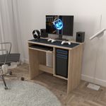 Casa si Gradina - Mobilier - Mese si birouri - Birouri - Birou Copii Atelier Dallas, dimensiuni 90 x55x75 cm. culoare sonoma, suport tastatura - Infinity.ro