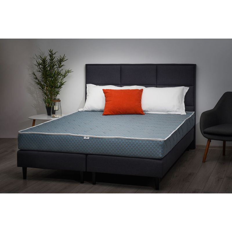 Casa si Gradina - Mobilier - Saltele si somiere - Saltele - Saltea Superortopedica, Buona Notte, First, 80x190x16 cm, spuma poliuretanica, High Resilience, antibacterian, husa Shell, fermitate medie - Infinity.ro