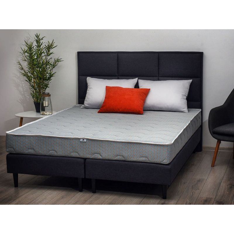 Casa si Gradina - Mobilier - Saltele si somiere - Saltele - Saltea Ortopedica, Buona Notte, Navanna, 100x200x16 cm, spuma poliuretanica cu spuma memory, antibacterian, husa Cardinal, fermitate medie - Infinity.ro