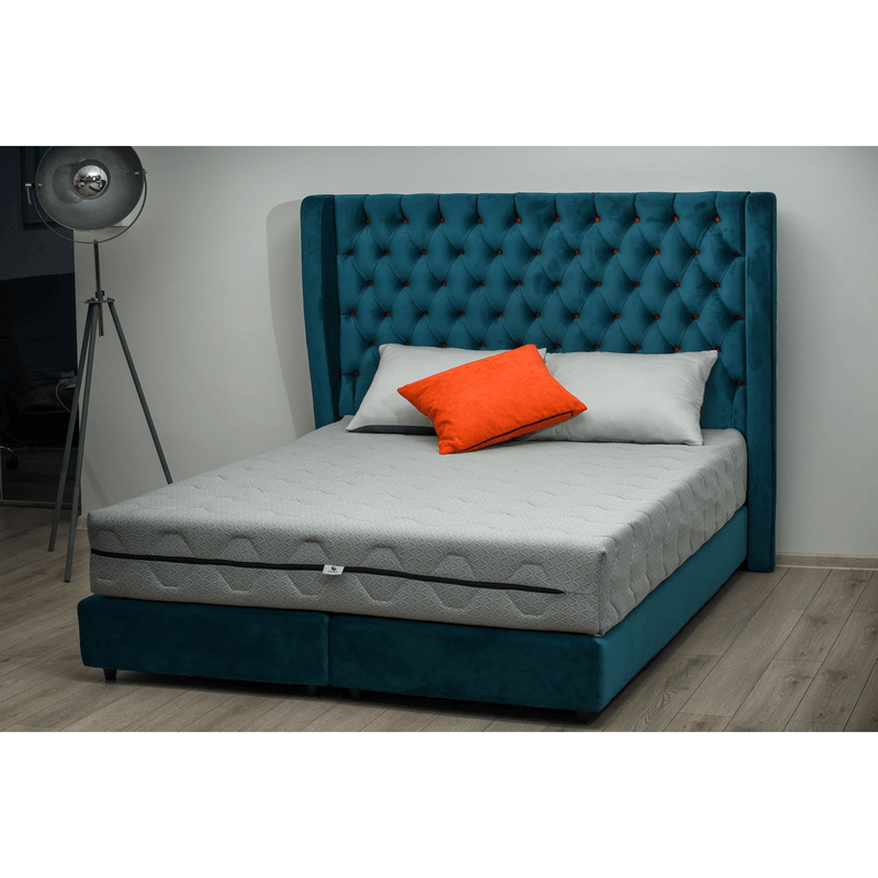 Casa si Gradina - Mobilier - Saltele si somiere - Saltele - Saltea Ortopedica, Buona Notte, Rigenera, 140X200x25 cm, spuma poliuretanica cu spuma memory, antibacterian, dehusabil, husa Cardinal, fermitate medie - Infinity.ro